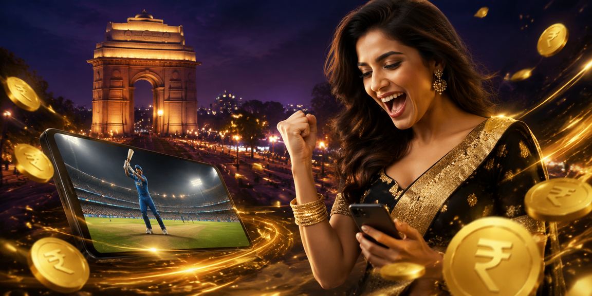 Delhi India Gate backdrop highlighting VIP betting and premium experience